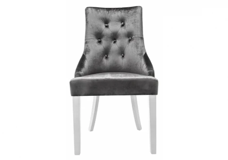 Стул Woodville Elegance white / fabric grey 11139