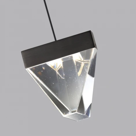 Подвесной светильник Odeon Light Ray 6677/5L брашир черн/металл/хрусталь IP20 LED 5W 320Лм 4000K (220V)