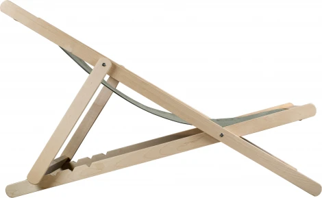 Шезлонг ткань светло-серый Mebelik арт.009102