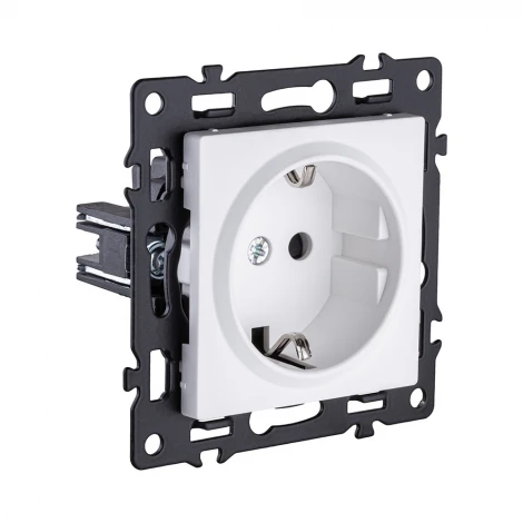 Розетка штепсельная SCHUKO 16A/250 В белый Kollinger Asthetik AS-014WH