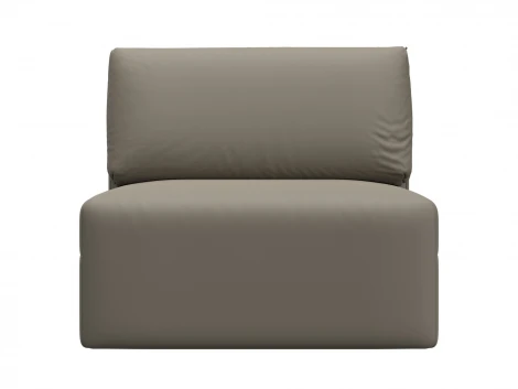 Модуль диван Лига-060 НПБ (ЛДСП,Брус,Фанера/Пластик/Экокожа/Бежевый) Лига Диванов 130072