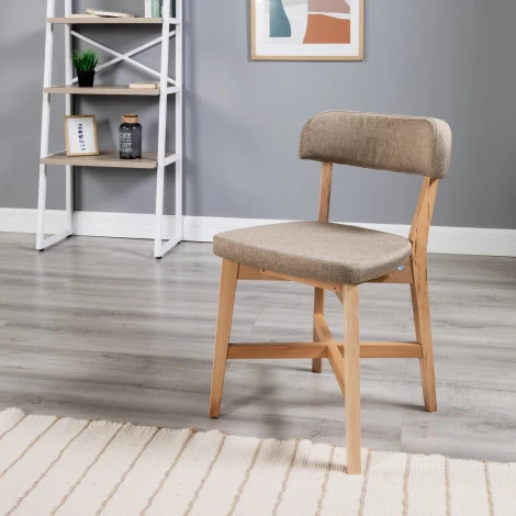 Стул Frank Pro Браун/Натуральный бук R-Home арт.400010984h