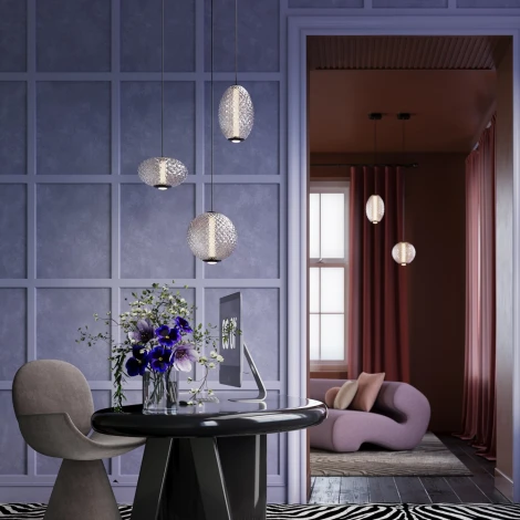 Подвесной светильник Maytoni Bruma MOD397PL-L14B3K (LED, 220V, на проводе, круглые)