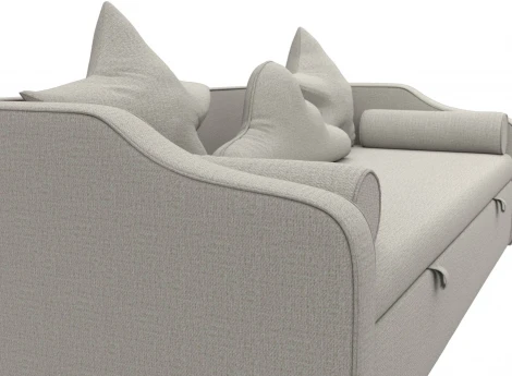 Диван детский прямой Рико (Бежевый/Рогожка) Лига Диванов арт.123694