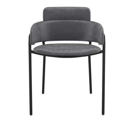 Стул Sheffilton SHT-S143 Угольно-серый/черный муар 9037958401