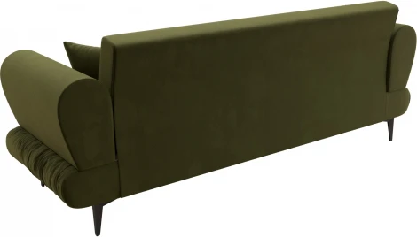 Диван-книжка Лига-045 (Зеленый/Микровельвет) Лига Диванов арт.122333