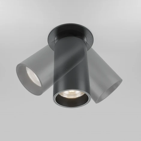 Встраиваемый светильник светодиодный Maytoni Focus Led DL125-L12-4K-B (220V, круглые)