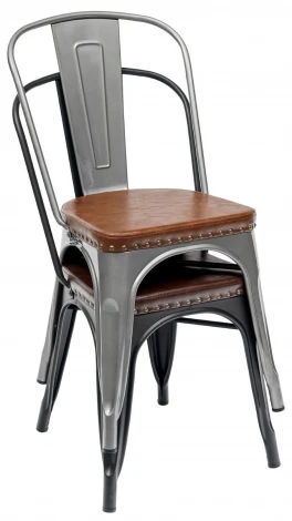 Стул Tolix SOFT Серебристый