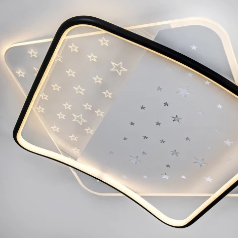 Потолочный светильник светодиодный с пультом с регулировкой цветовой температуры LED4U LED4U L1037-520 BK