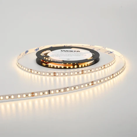 Светодиодная лента Wolta WLS2835-12W/3000/24H120-01 SMD2835 12Вт 3000К 24В IP20 120 led/m