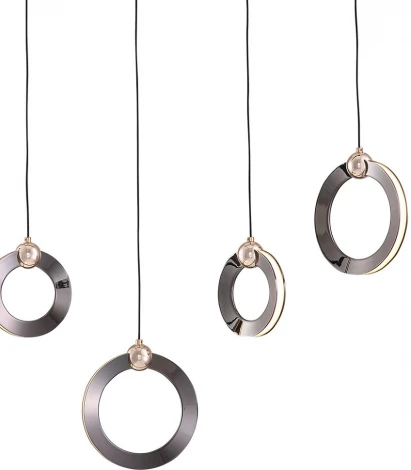 Подвесной светильник Lumien Hall Livin LH8028/5P-BK-PBK-SGD