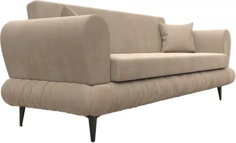 Диван-книжка Лига-045 (Бежевый/Велюр) Лига Диванов арт.122324