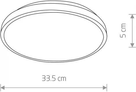 Потолочный cсветильник Nowodvorski Agnes Round Led Black 8183