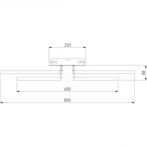 Потолочная люстра Eurosvet Kalifea 90081/5 хром