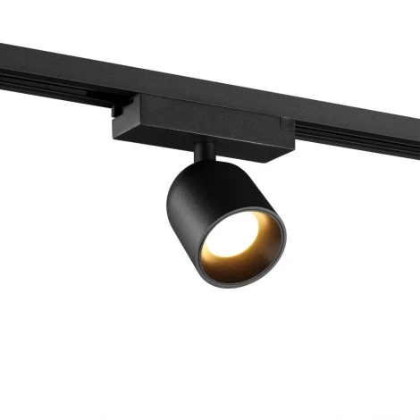 Трековый светильник однофазный светодиодный Novotech Solette 359803 черный двухжильный IP20 LED 10W 220V 3000К