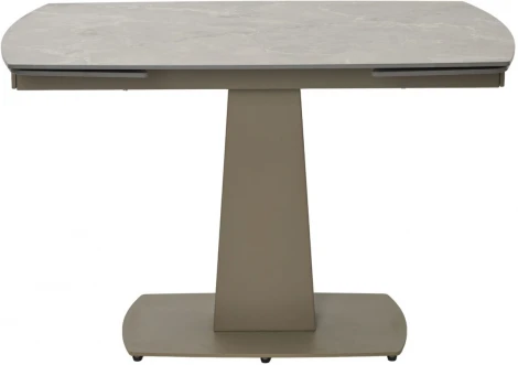 Стол M-City BALDE 140 MATT LATTE STONE SOLID CERAMIC / TAUPE