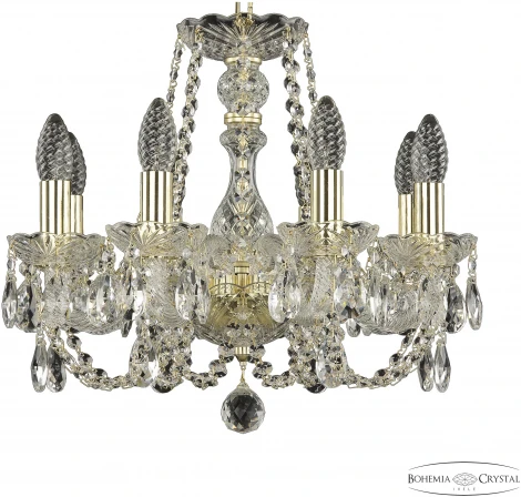 Подвесная люстра Bohemia 101 101/8/141 G (220V, подвески, на цепи, подсвечник, свеча)