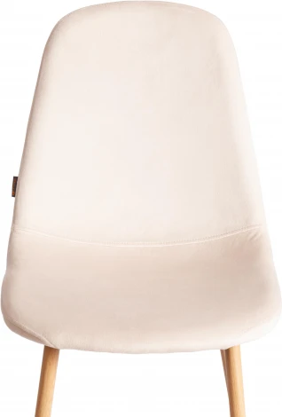 Стул BREEZE (mod. JSC-58) / 1 шт. в упаковке (Велюр,Металл  /Кремовый)