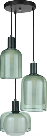 Подвесной светильник 33 ИДЕИ PND147.03.01.003.BL-M43GC (220V, на проводе, круглые)