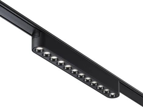 Трековый светильник Novotech Smal 359242 SHINO черный для низковольтного шинопровода IP20 LED 12W 48V 1140Лм 3000К