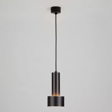 Подвесной светильник Eurosvet Charlie 50134/1 LED черный/золото