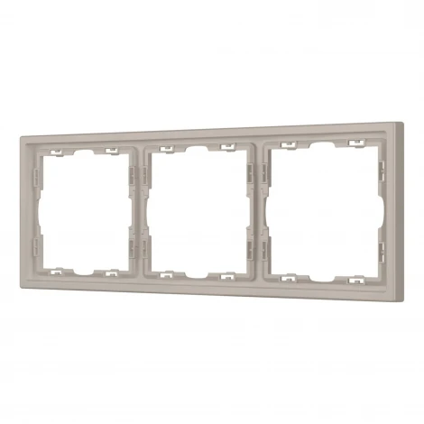 Рамка пластиковая FRM-NOBE-SFPL-3-CA (Arlight, Кашемир) 059458