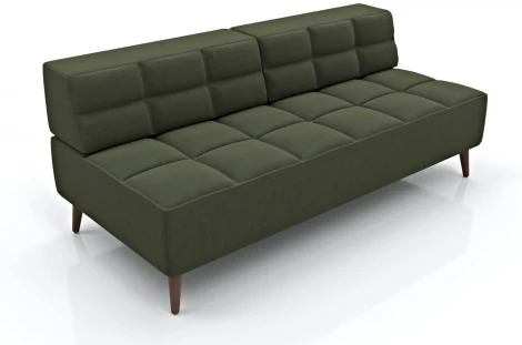 Диван Arsko Нельсон зеленый велюр