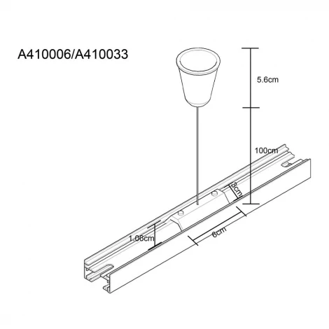 Подвесной комплект Arte Lamp Track Accessories A410006 (220V)