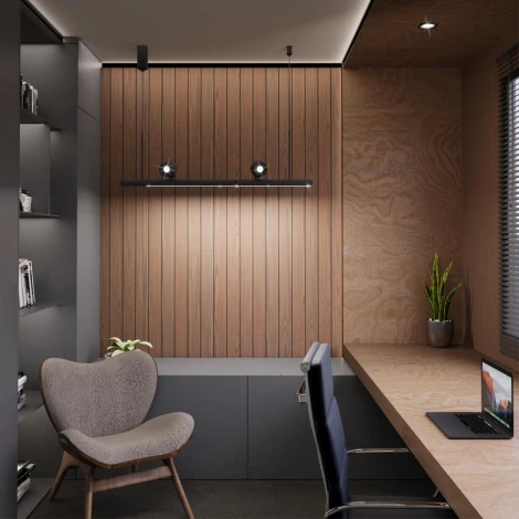 Светильник подвесной диммируемый (сенсер) Novotech Fermo 359309 черный OVER LED 14W+14W 4000K 220V (регулировка яркости, сенсорный выключатель, на тросе)