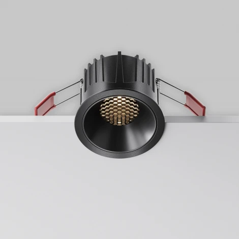 Встраиваемый светильник Maytoni Alfa LED DL043-01-15W3K-RD-B-1 (220V, круглые)