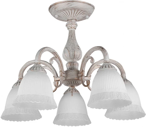 Потолочная люстра на штанге Versailles 1114/5PL E27 60W White (220V)