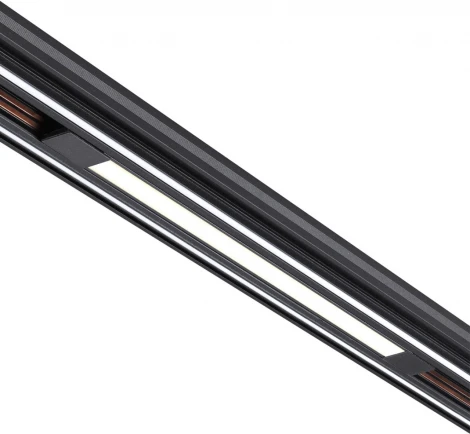 Трековый светильник низковольтный Novotech Flum 359431 SHINO черный LED 10W 48V 4000K