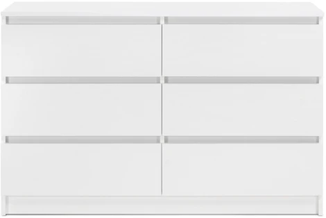 Комод Woodville Мадера К6М белый 497489