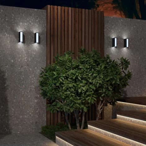 Светильник настенный светодиодный Novotech Strait 359194 IP54 LED 8W 220V 4000K 560Лм черный