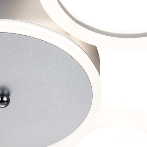 Потолочная люстра Escada Saturn 10268/4LED Silver (регулировка яркости, 220V, пульт управления)