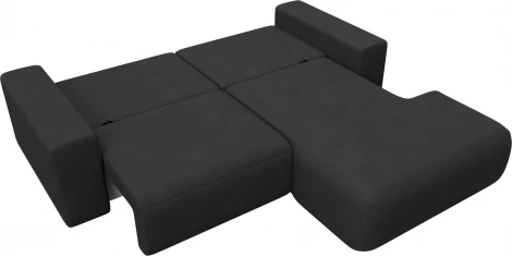 Диван угловой Лига-036 НПБ Классик правый угол Лига Диванов (Замша) арт.127740