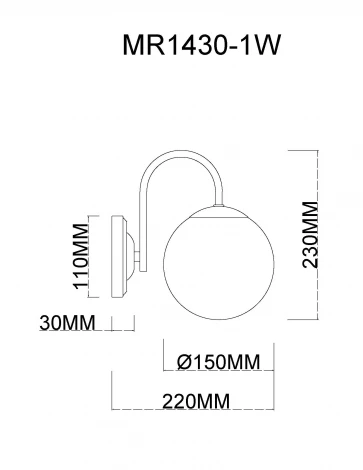 Бра MyFar Kate MR1430-1W (220V)