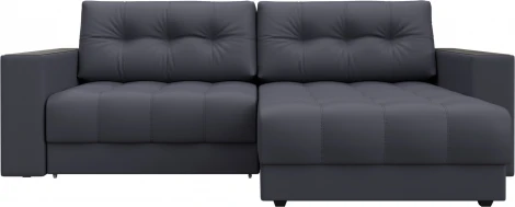 Диван угловой с декором Лига-049 НПБ Лига Диванов (Экокожа) арт.128470