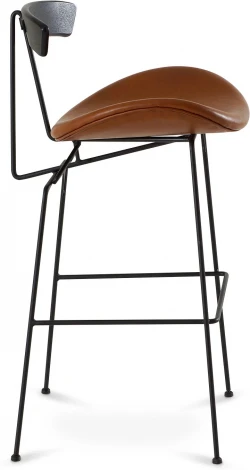 Барный стул Stem ОГОГО Обстановочка! (Экокожа/Коричневый,Черный) арт.930818