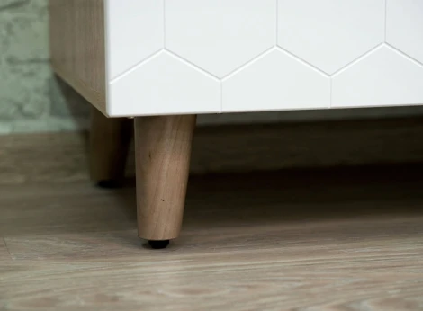 Шкафы Woodville Мариус М-01 дуб баррик / белый матовый