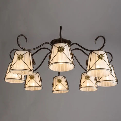 Потолочная люстра Arte Lamp Fortuna A5495PL-8BR
