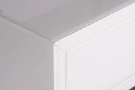 KFG16702 Консоль GD 2 ящика белая 120*30*78см Garda Decor