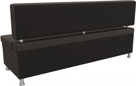 Диван кухонный прямой Стайл (Коричневый/Рогожка) Лига Диванов арт.123786