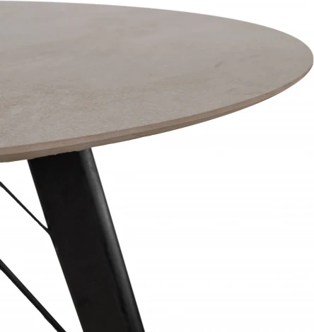 Стол обеденный обеденный JET CERAMIC круглый d-80 (Дерево бук, Венге) CA Wenge Arenaria 80x80