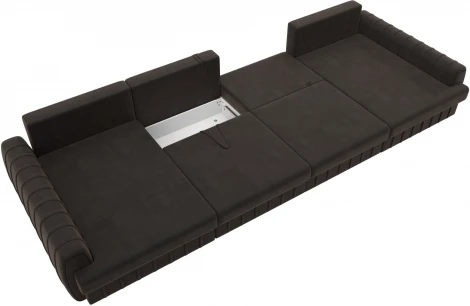 Диван П-образный Лига-057 НПБ Лонг Лига Диванов (Велюр) арт.129330