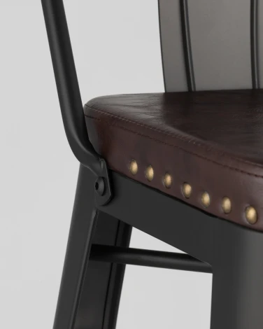 Стул барный Stool Group TOLIX SOFT черный матовый УТ000001294