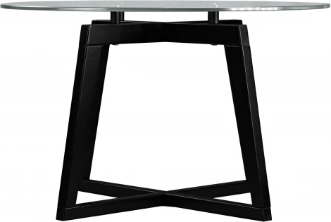 Стол журнальный Рилле 445 венге/стекло прозрачное (круг) от фабрики Mebelik