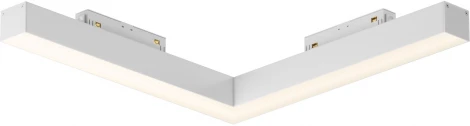 Трековый угловой линейный светильник 48V Basis Gravity 3000K 24Вт 120° LED (магнитный) Maytoni Technical TR078-2-24W3K-W