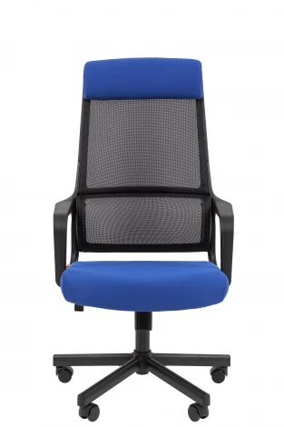 Офисное кресло Chairman 590 Россия черный/синий 7134737
