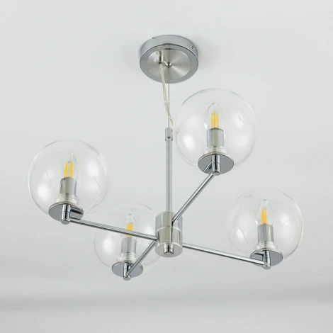 Подвесная люстра Citilux Галлен CL240141 (220V, на тросе, шарики)
